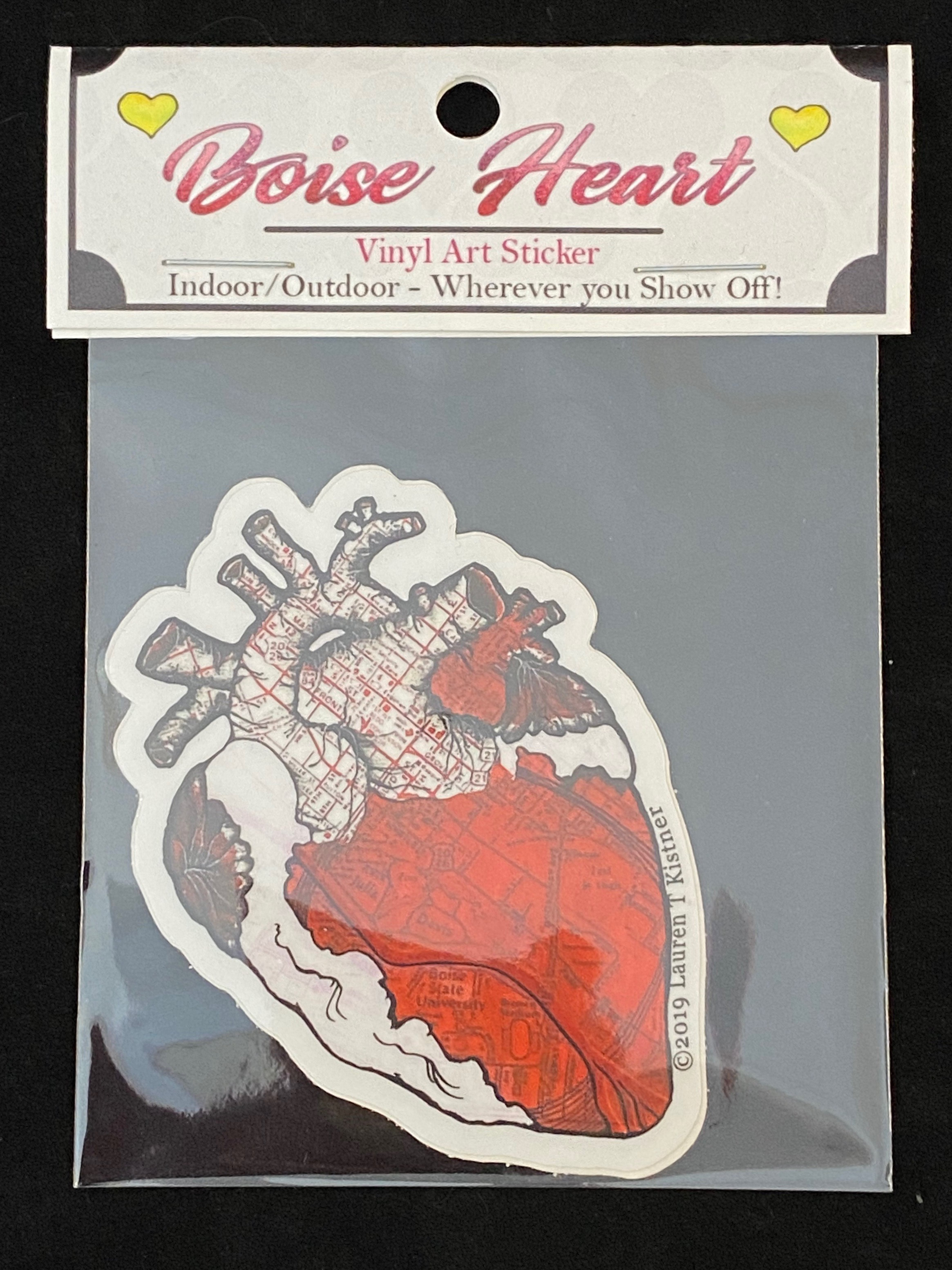 Boise Heart Sticker RePop Gifts
