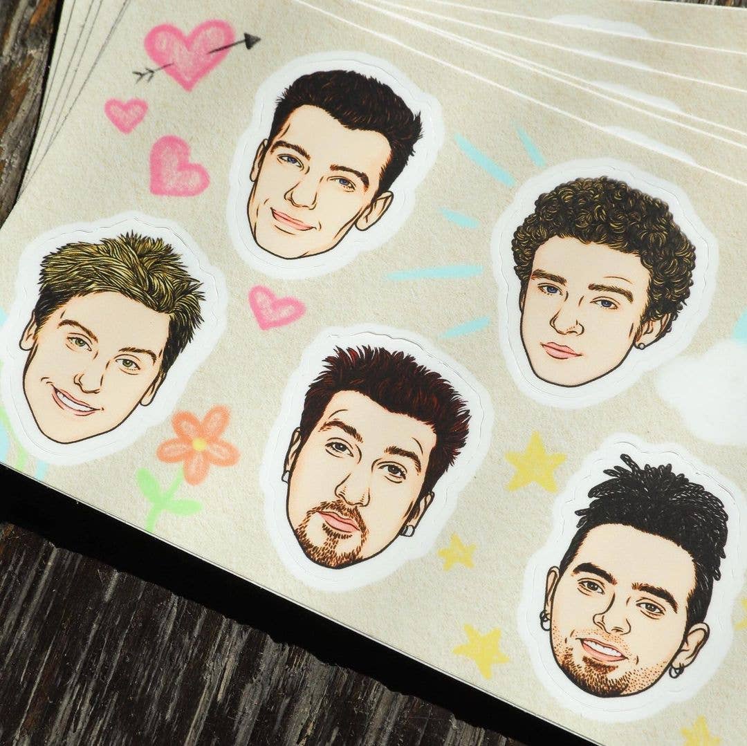 RePop Gifts NSYNC Sticker Sheet