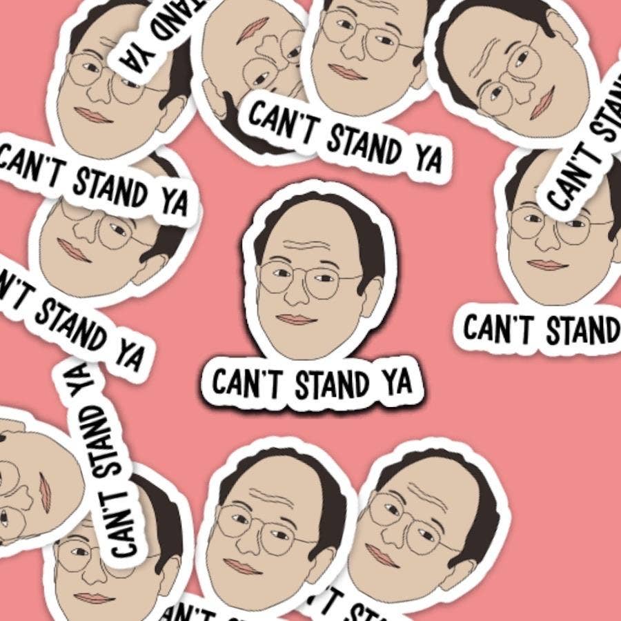 Costanza Seinfeld Vinyl Sticker RePop Gifts