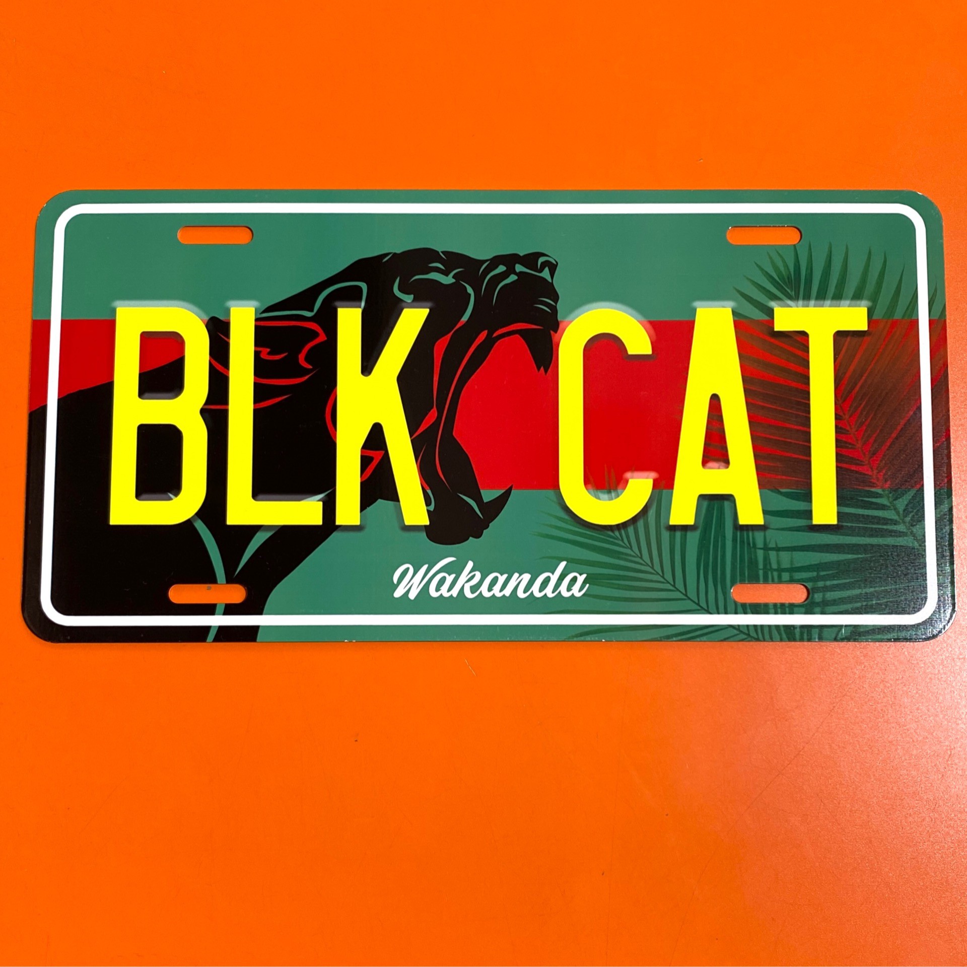 RePop Gifts BLK CAT novelty license plate