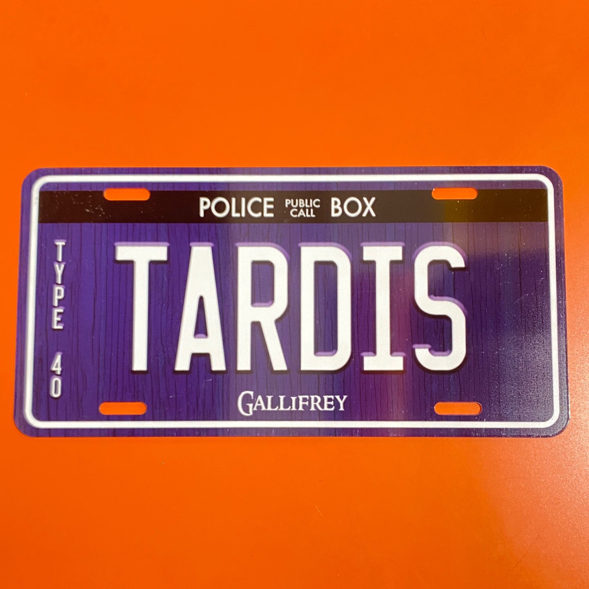 TARDIS Novelty License Plate RePop Gifts