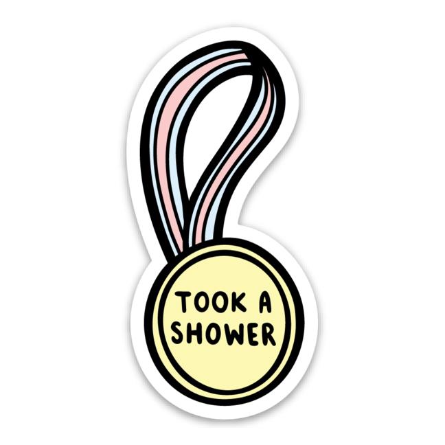 Took a Shower Sticker RePop Gifts