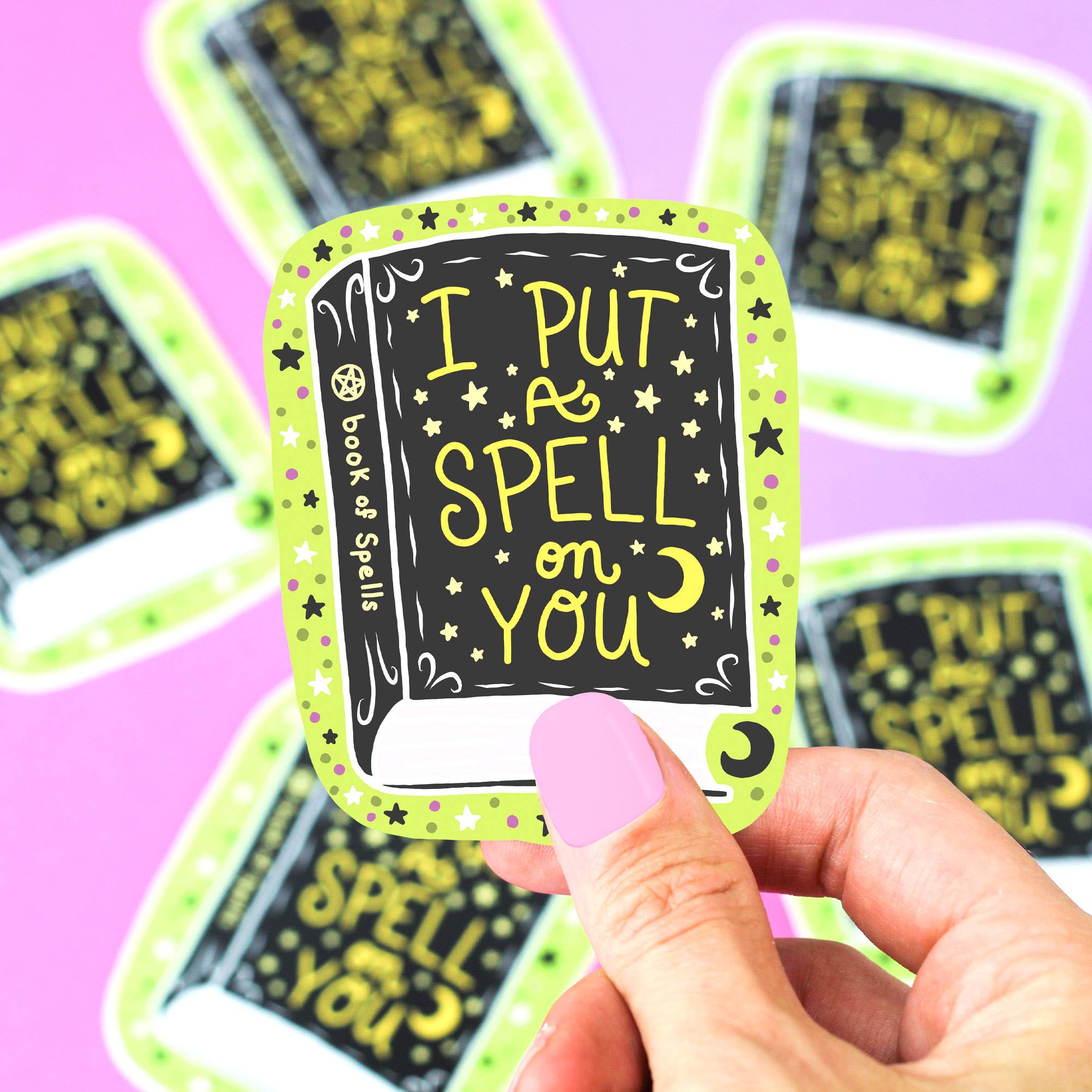 Spellbook Witch Halloween Sticker RePop Gifts