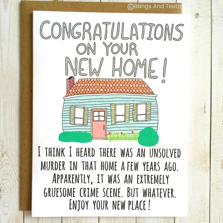 New Home Congratulations Card RePop Gifts