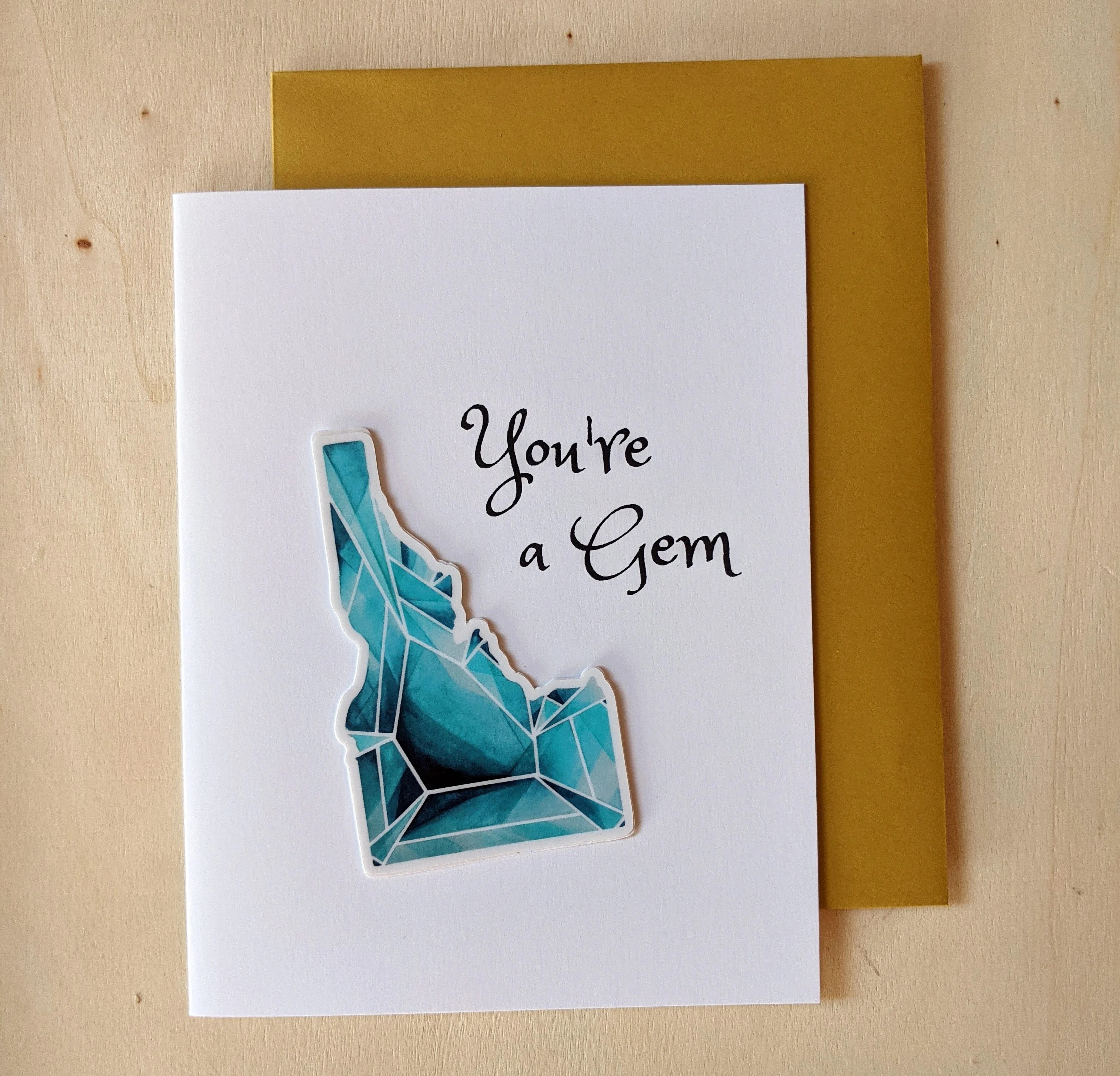 You’re A Gem Card & Sticker RePop Gifts