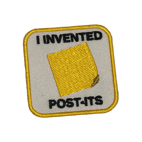 I Invented PostIts Merit Badge Patch RePop Gifts