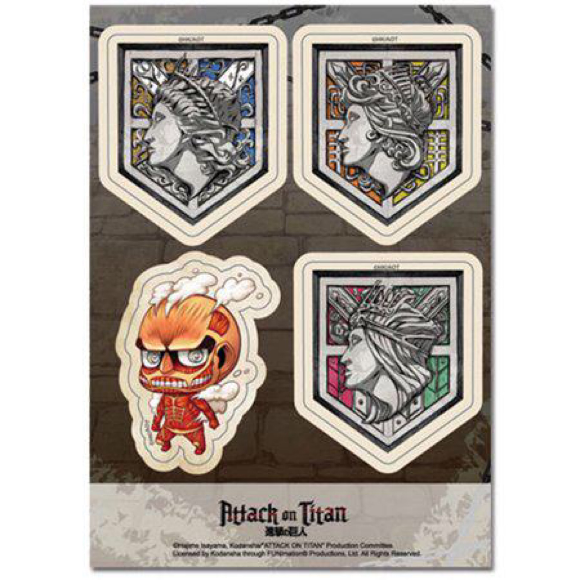 RePop Gifts Attack on Titan Sticker Set