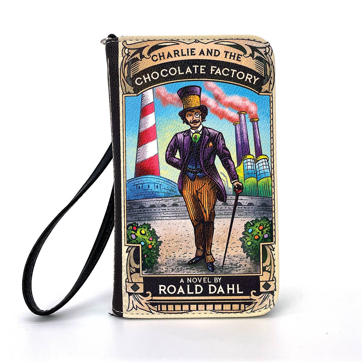 CHARLIE AND THE CHOCOLATE FACTORY BOOK WALLET IN VINYL RePop Gifts