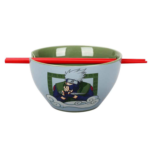 Naruto Kakashi Ramen Bowl with Chopsticks RePop Gifts