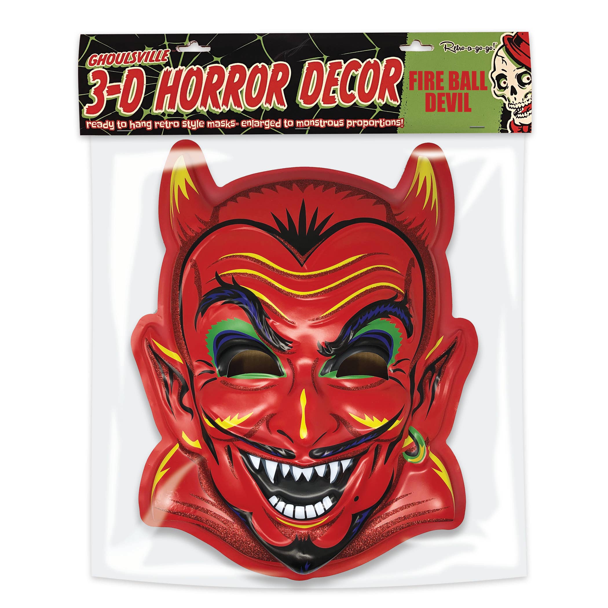RePop Gifts Fire Ball Devil 3D Wall Decor