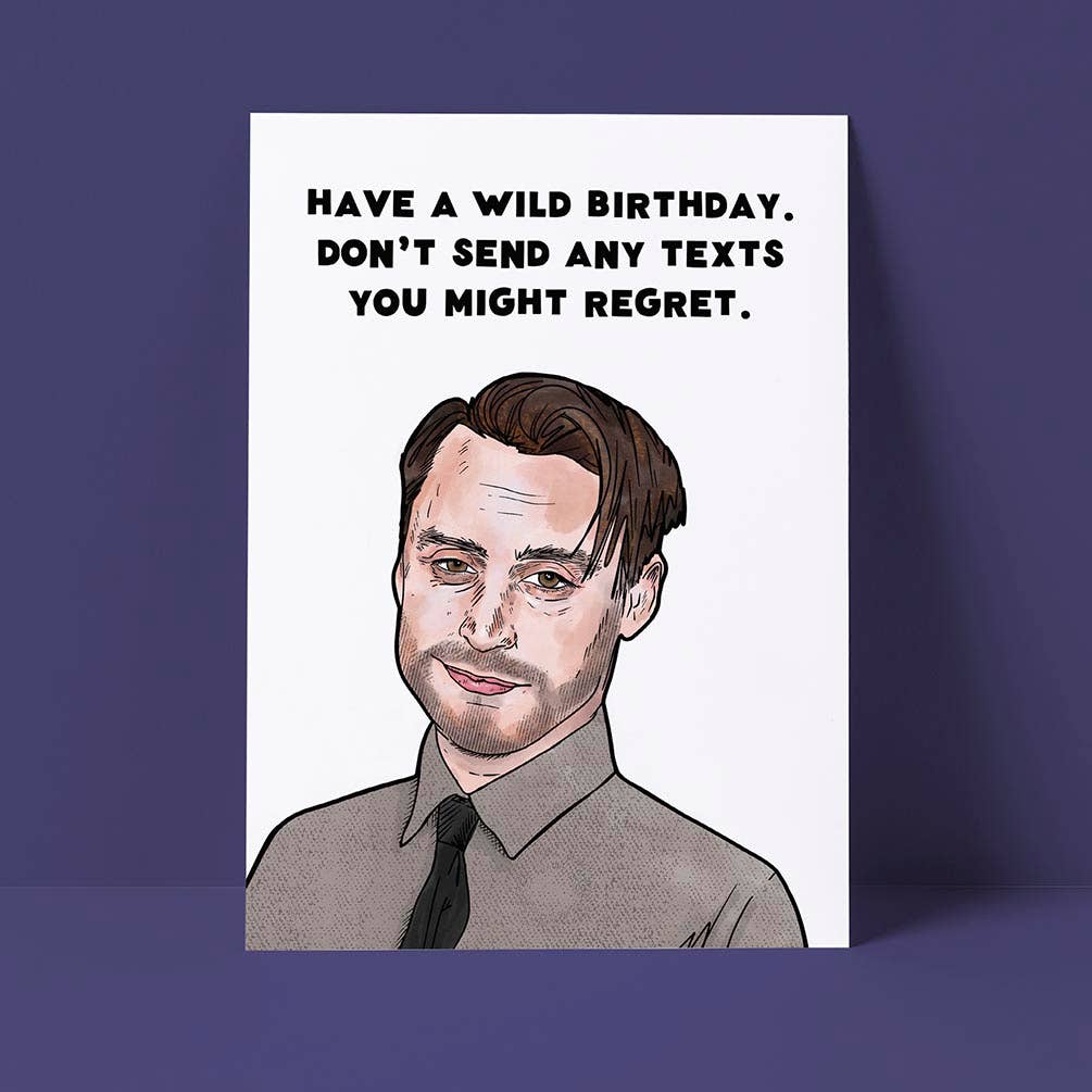 RePop Gifts Regrettable Texts Birthday Card