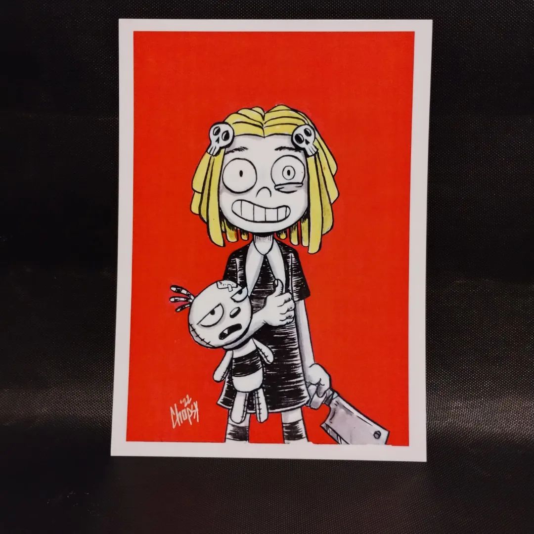 Lenore the Cute Little Dead Girl Print by Chopsy RePop Gifts