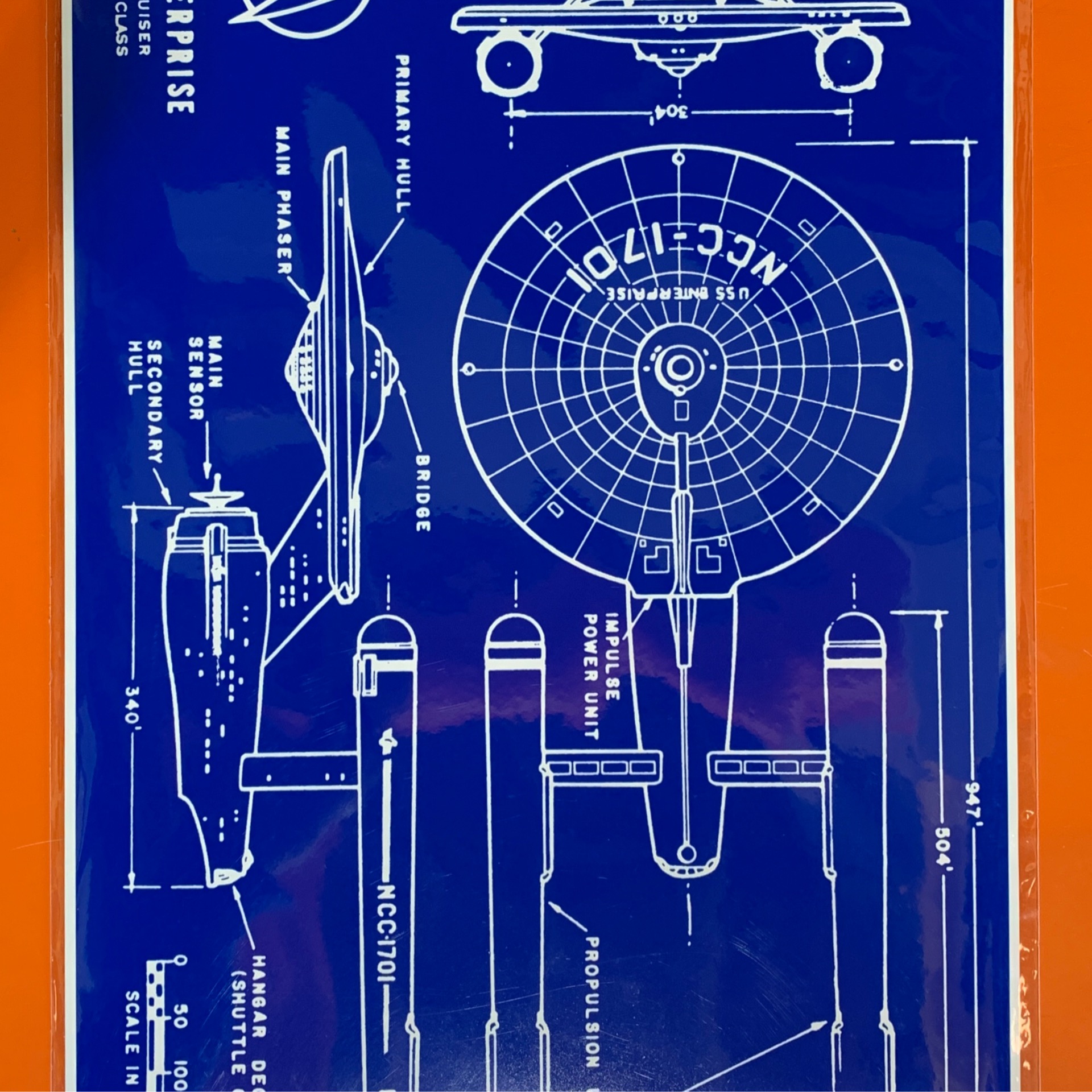 RePop Gifts | Enterprise Schematic Print