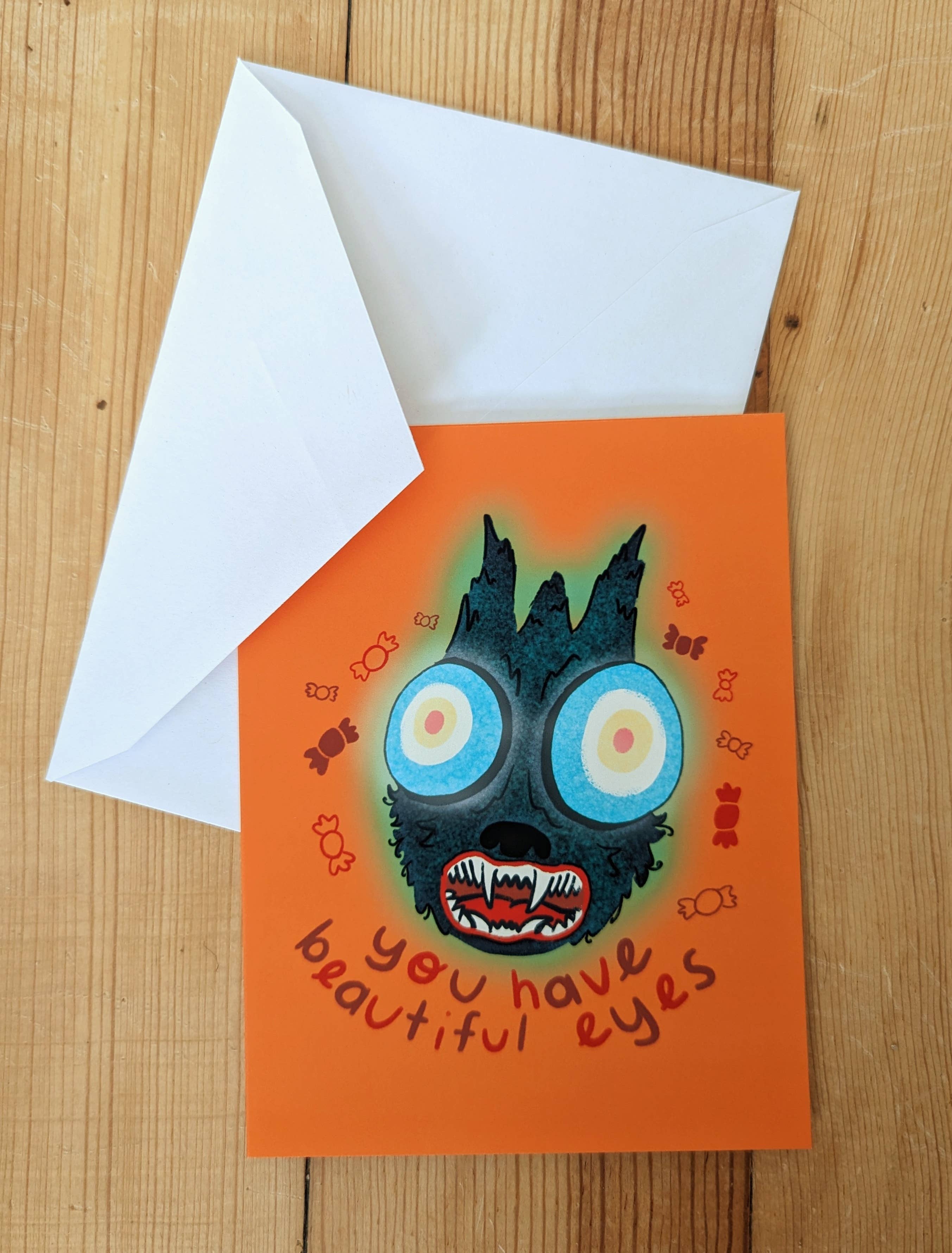 RePop Gifts You Have Beautiful Eyes Over the Garden Wall Card