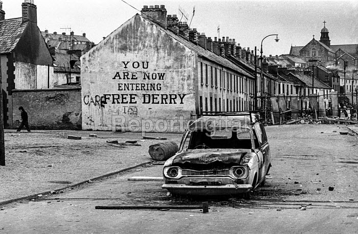 You are now entering free Derry. Entrance to the nogo... 13 Aug 1971