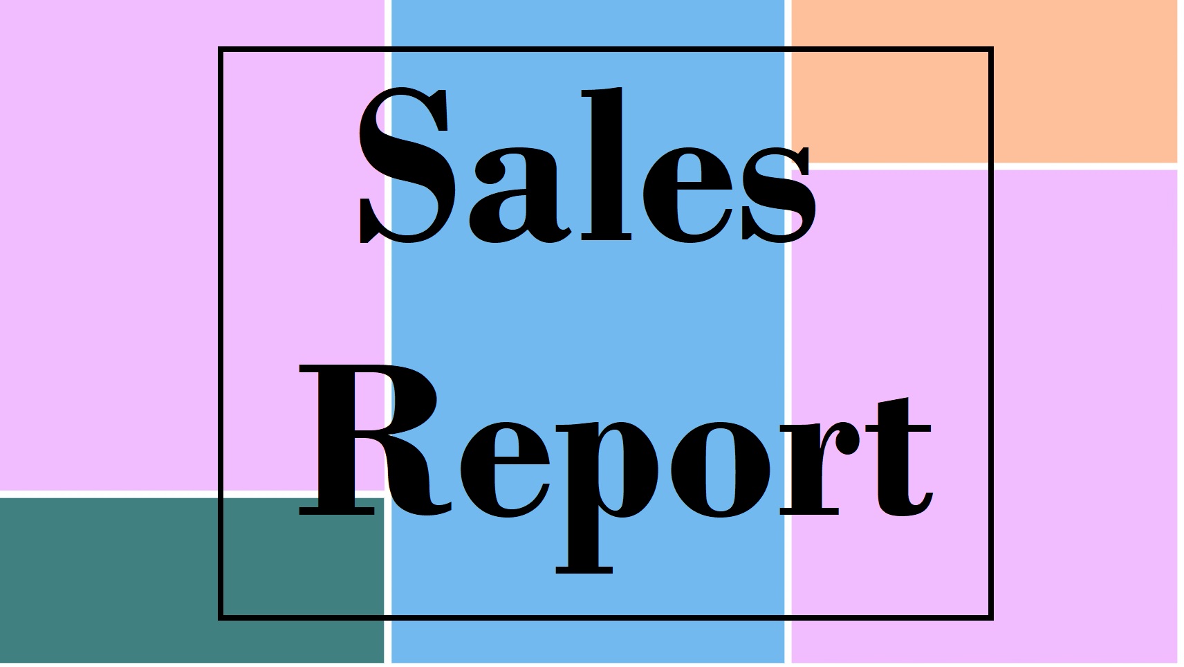 Sales Report → Free Report Examples