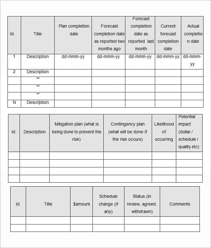 9+ Monthly Report Templates Excel Word Formats Writing Word Excel