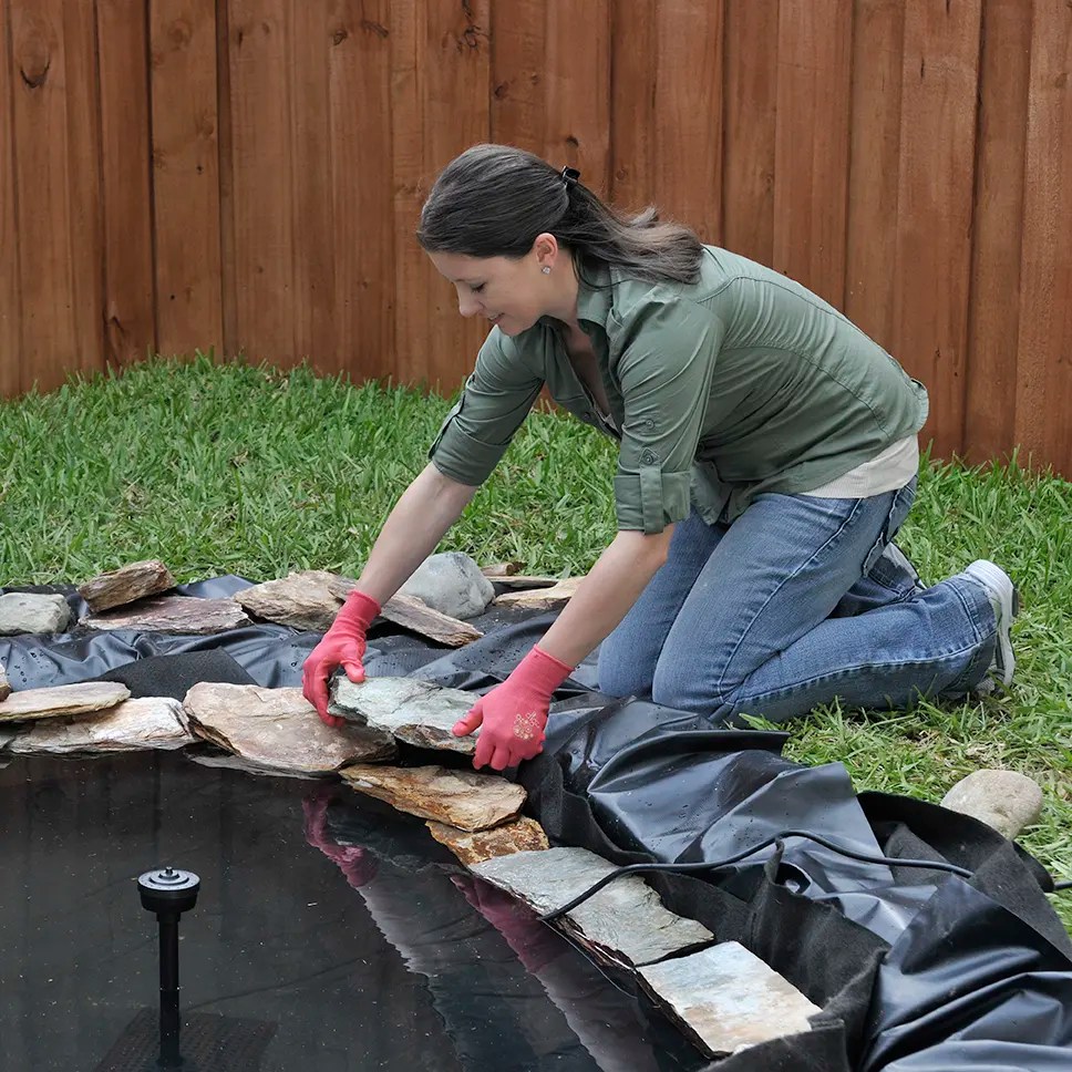 Pond Liner from Billboard Vinyls repurposedMATERIALS