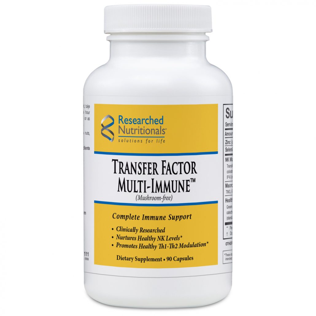 Transfer Factor MultiImmune™ (Mushroomfree) Researched Nutritionals