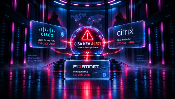Resecurity | CISA KEV Alert: Cisco, Citrix, and Fortinet Vulnerabilities Under Active Exploitation