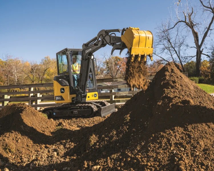 Mini Excavators and How They Can Help When Landscaping