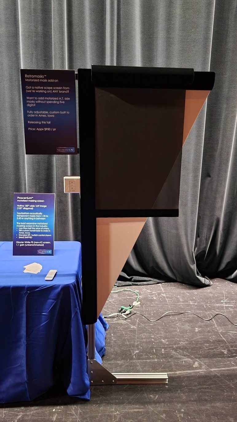 SeymourScreen Excellence Retro Masking System in CEDIA Debut