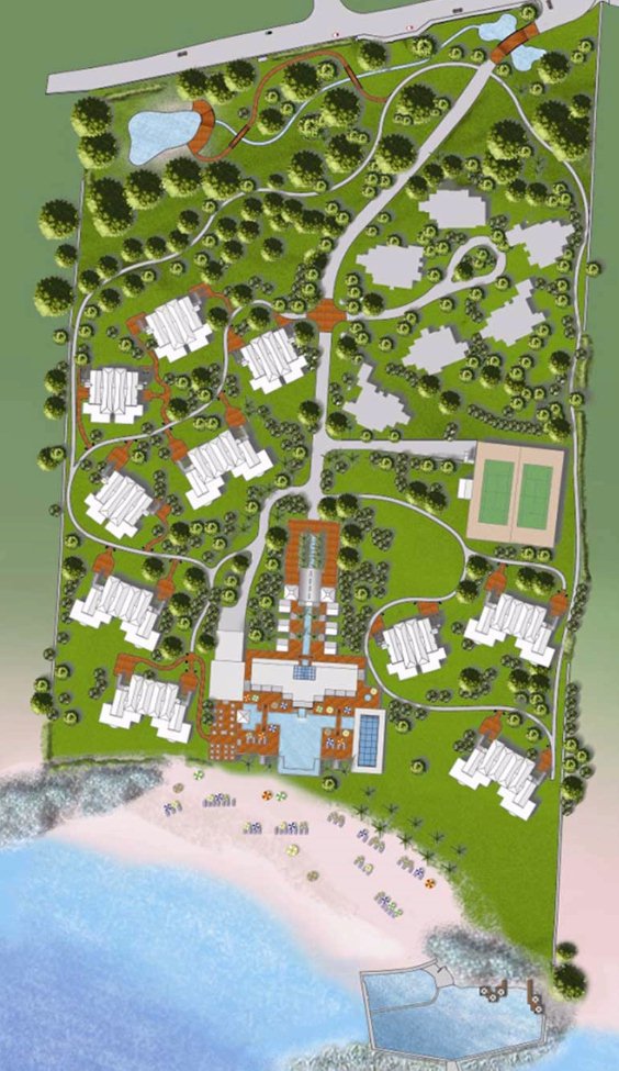 Resort Map Ariel Sands Beach Club Bermuda