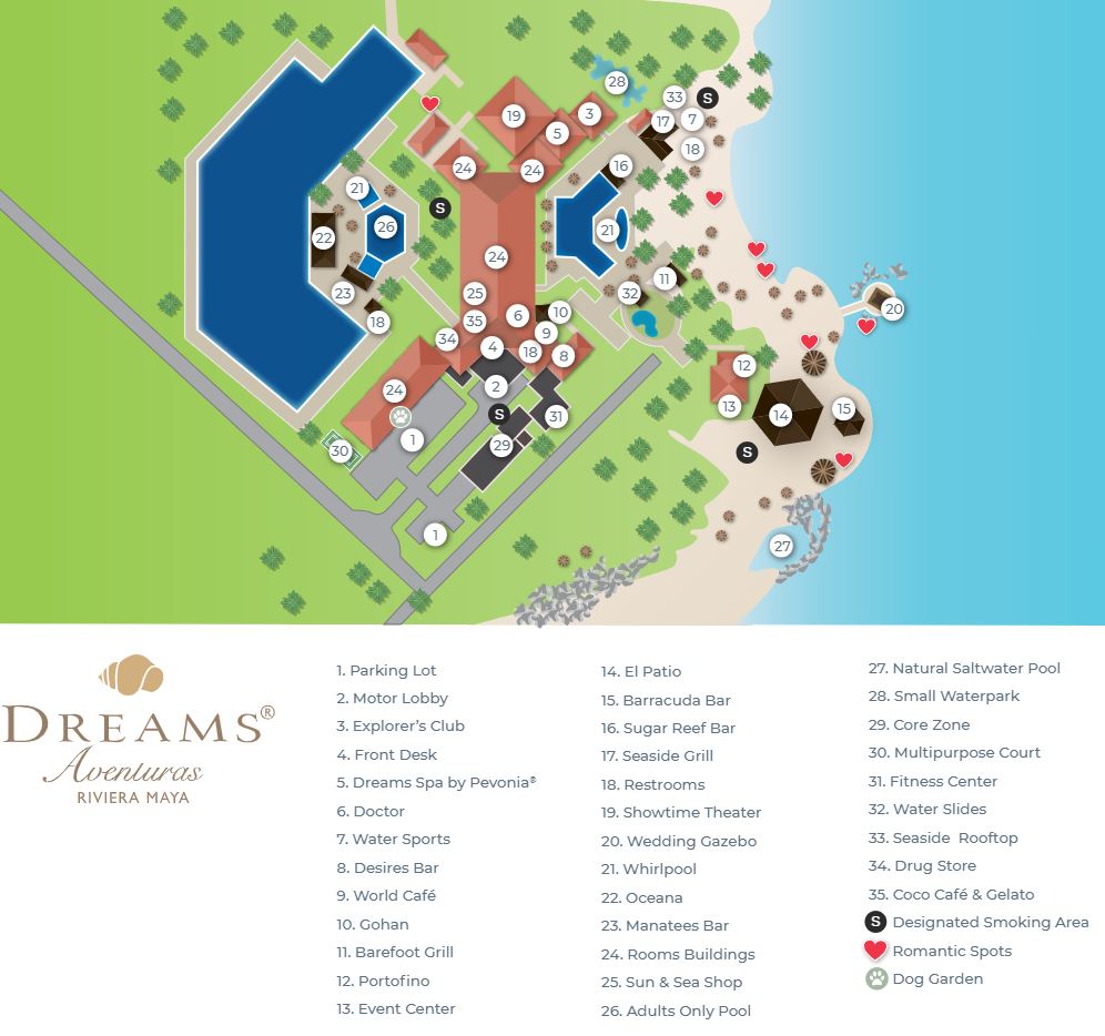 Resort Map Dreams Aventuras Riviera Maya Riviera Maya, Mexico