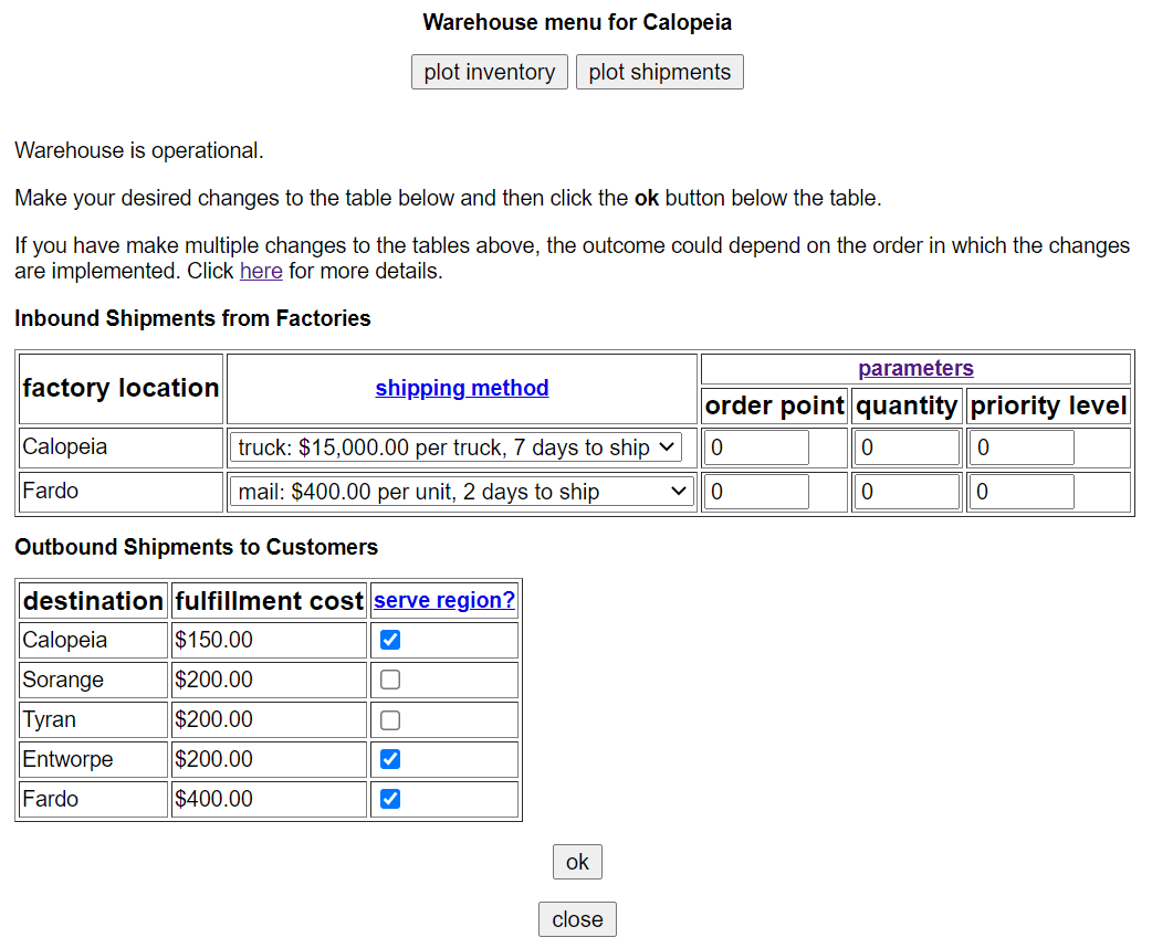 Supply Chain Management Simulation