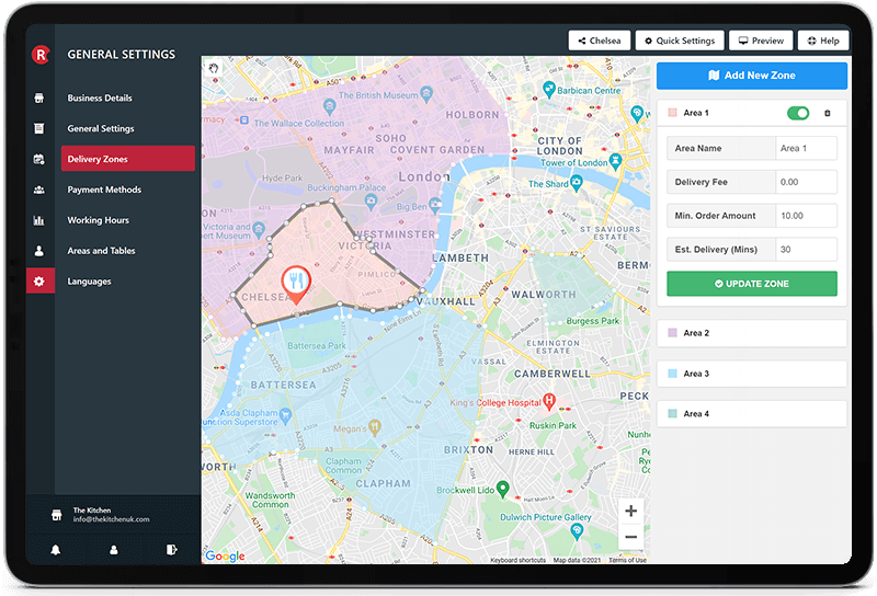 Online Ordering System for Restaurants and All Businesses RestApp
