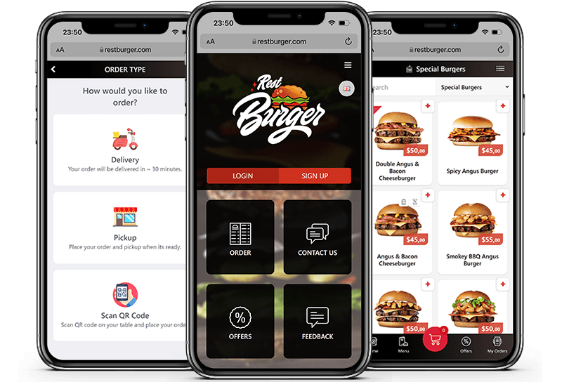 site & Mobile Apps for Restaurants RestApp