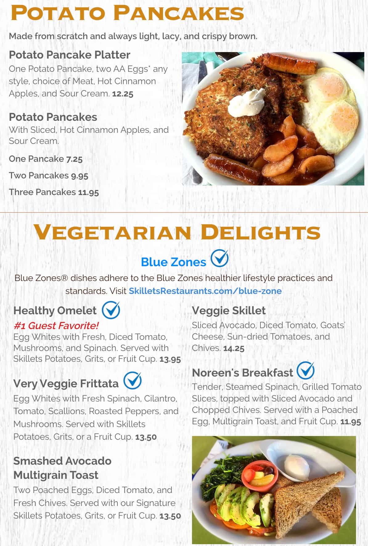 Skillets Menu With Prices (Updated October 2023)
