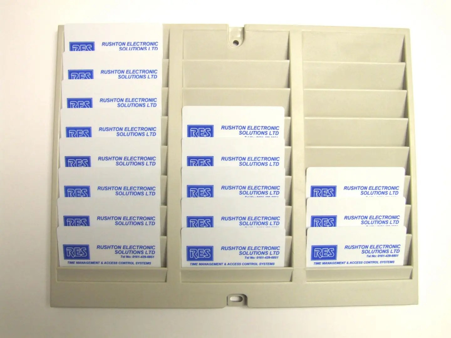 Plastic Badge Rack Restime