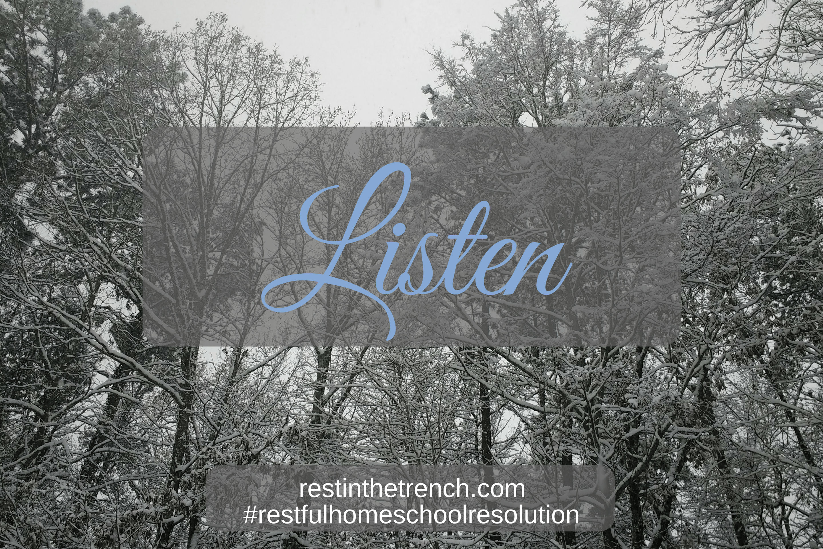 One step in your commitment to seek Jesus first for a restful homeschool