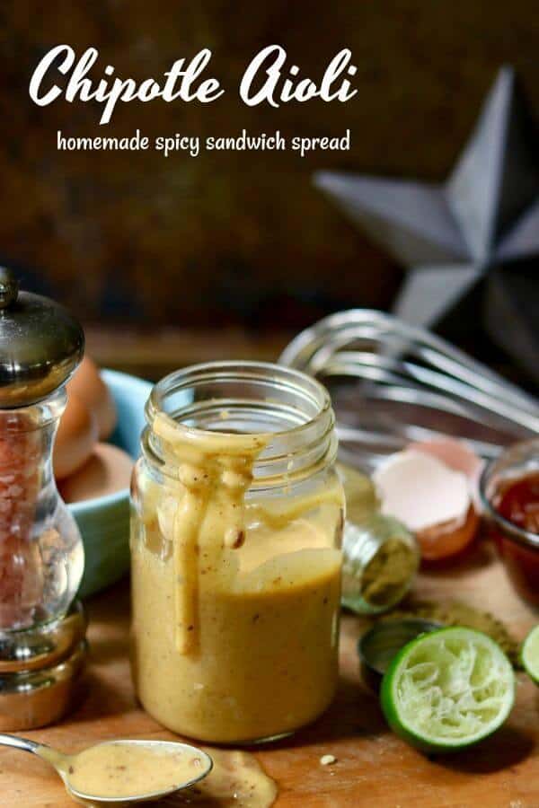 Chipotle Aioli Spicy Homemade Sandwich Spread Restless Chipotle