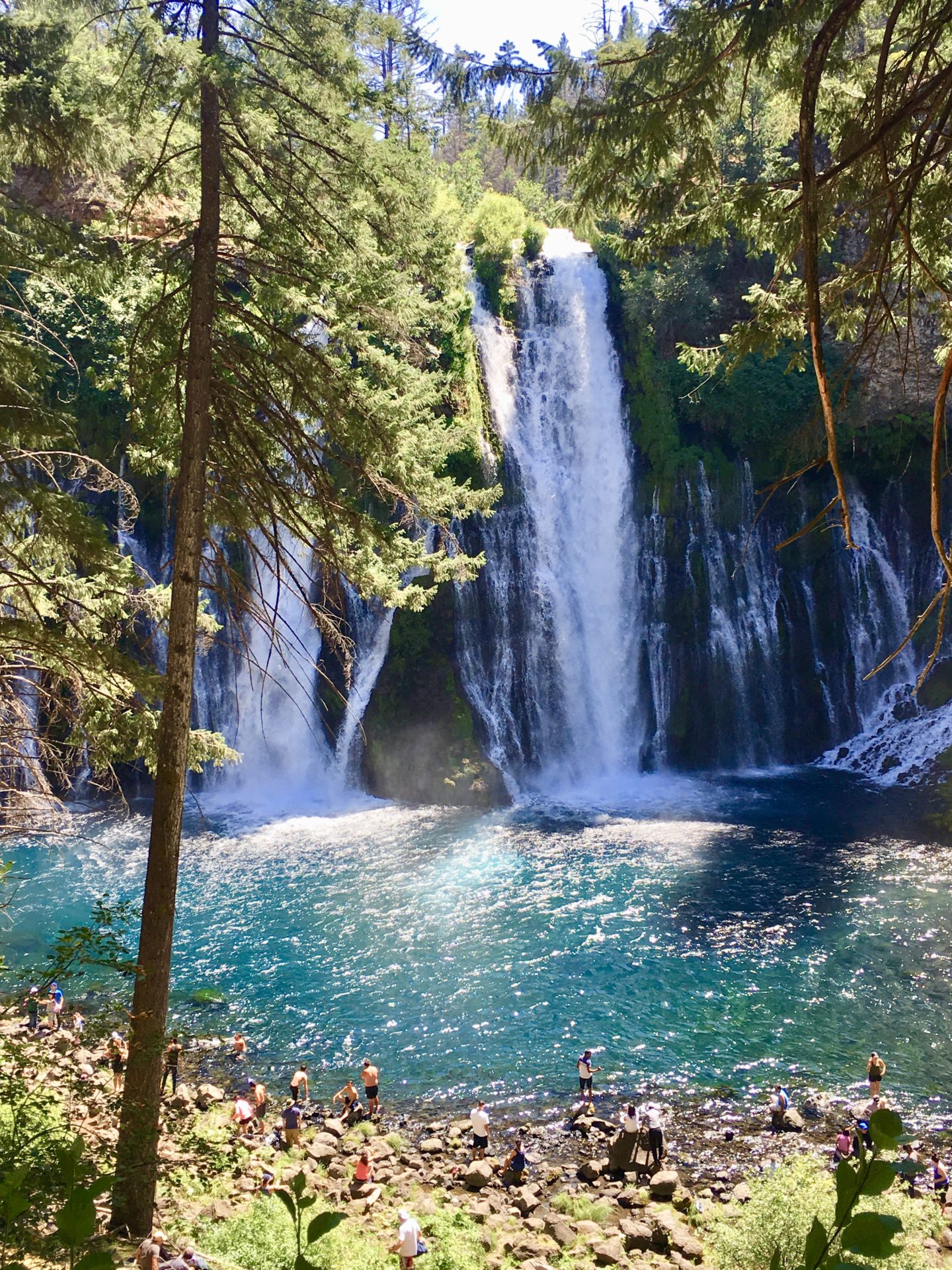 roadtrip stop at Burney Falls, California