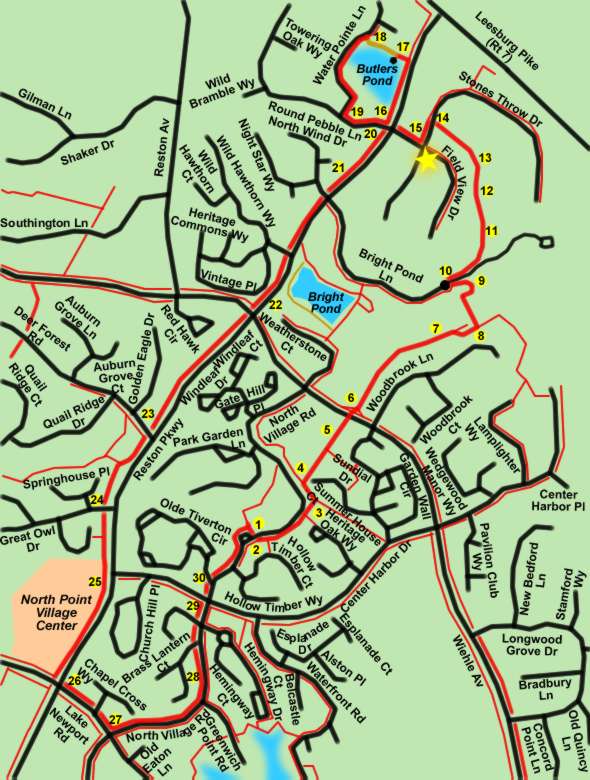 Butler Pond Walk Map and Directions