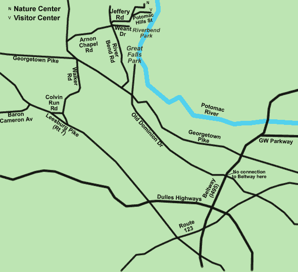 Driving Directions to Riverbend Park