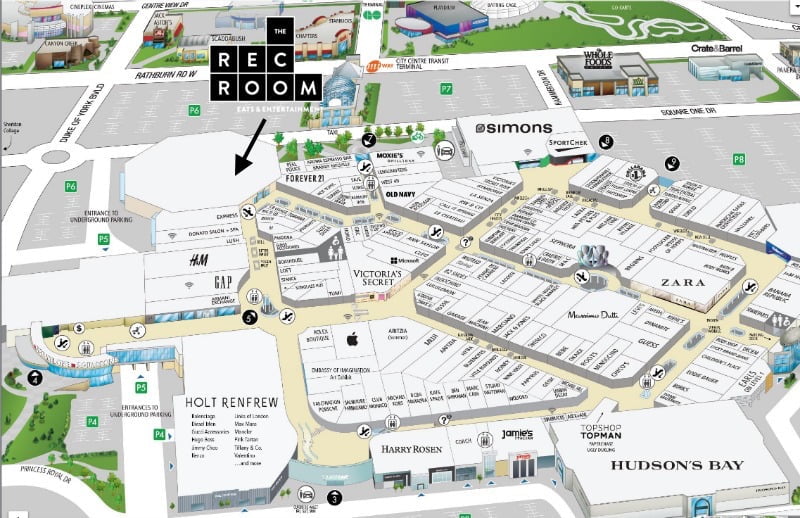 The Rec Room to Open in Former Target Space at Square One