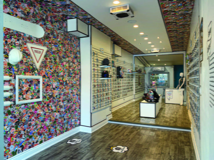 World's Largest Sticker Store With 3 Storey Graphic Feature Opens in