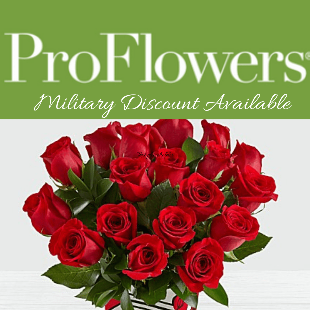 Military Save On Your VDay Flowers RETAIL SALUTE