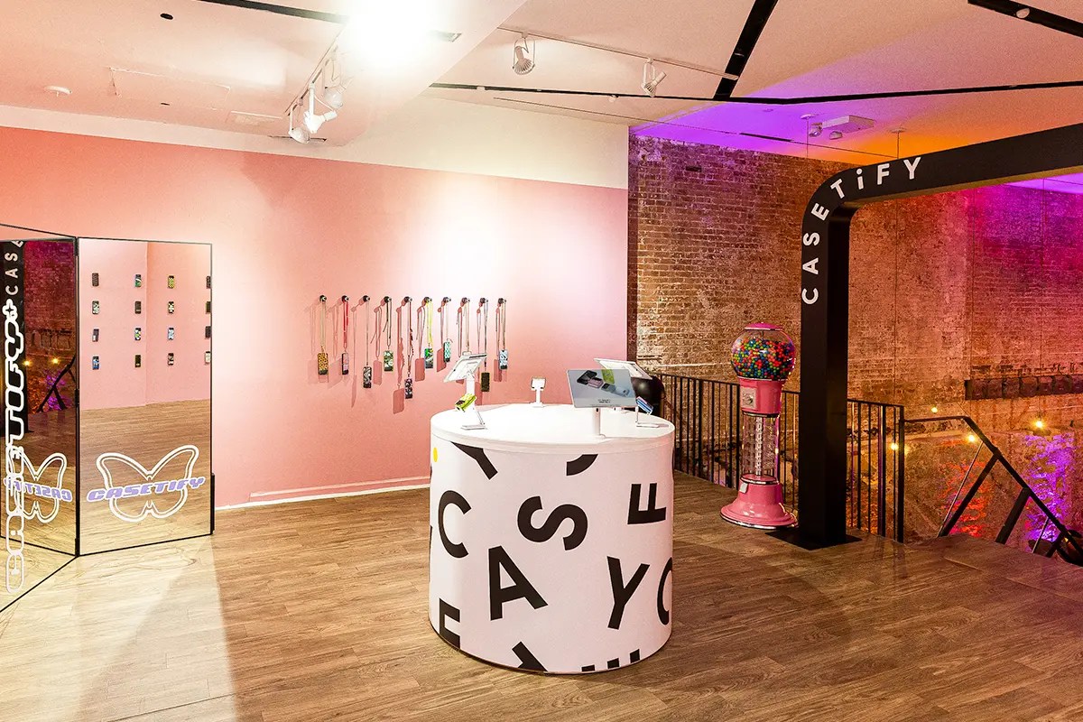 Casetify Highlights FlipPhone Fashions in NYC PopUp Retail TouchPoints