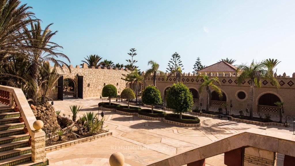 Agadir, Agadir, Morocco Private beach palace in the sun and sand