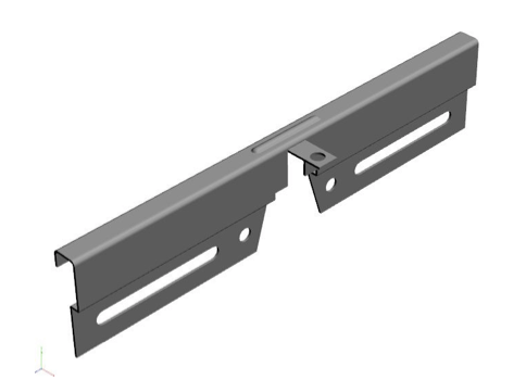 Seismic Separation Joint Clip For Use With Ceiling Suspension