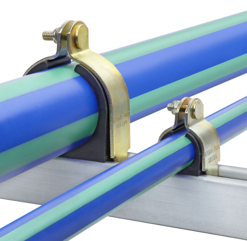 Cushion Clamps Are Designed to Fit Metric Pipe Sizes - retrofit