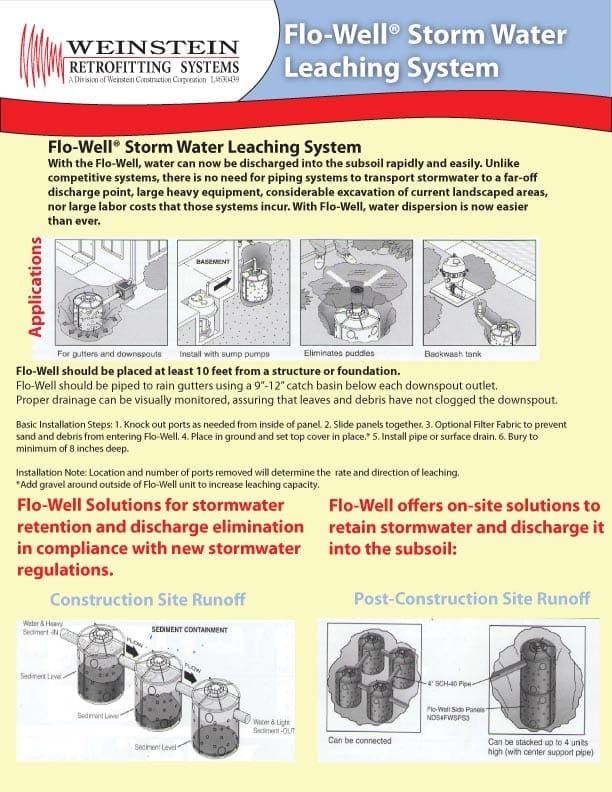 Weinstein Retrofitting Drainage Systems Flood Control