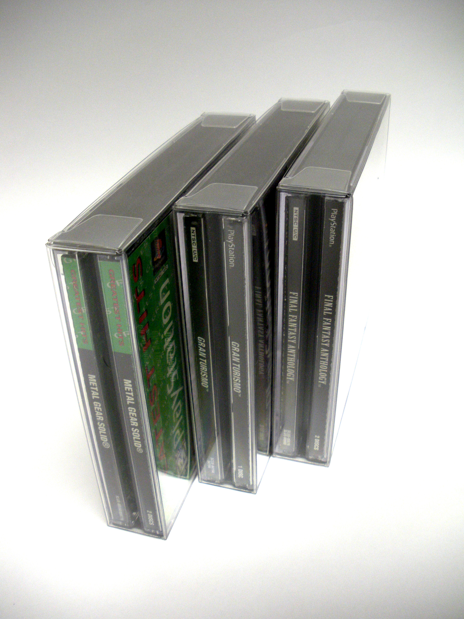 Dual Jewel Case Box Protectors x5 Retro Game Cases 🕹️