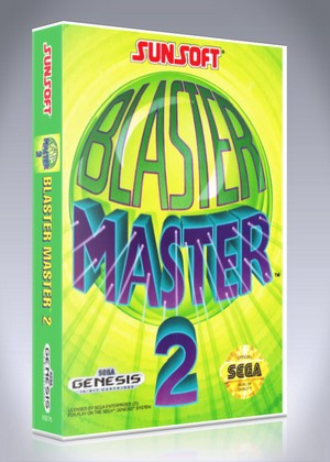 Sega Genesis - Blaster Master 2 Custom Game Case | Retro Game Cases
