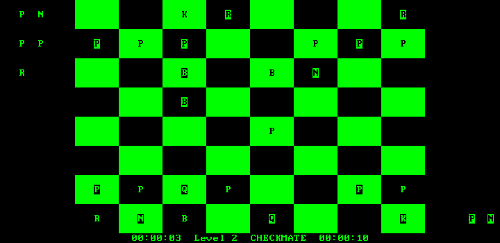 SPOC The Chess Master (DOS) online game RetroGames.cz