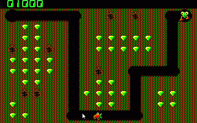 Digger Remastered (DOS) online game RetroGames.cz
